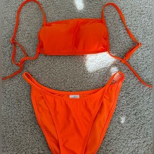 Orange bikini